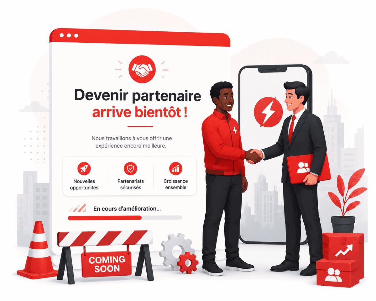 Devenir livreur arrive très bientôt
